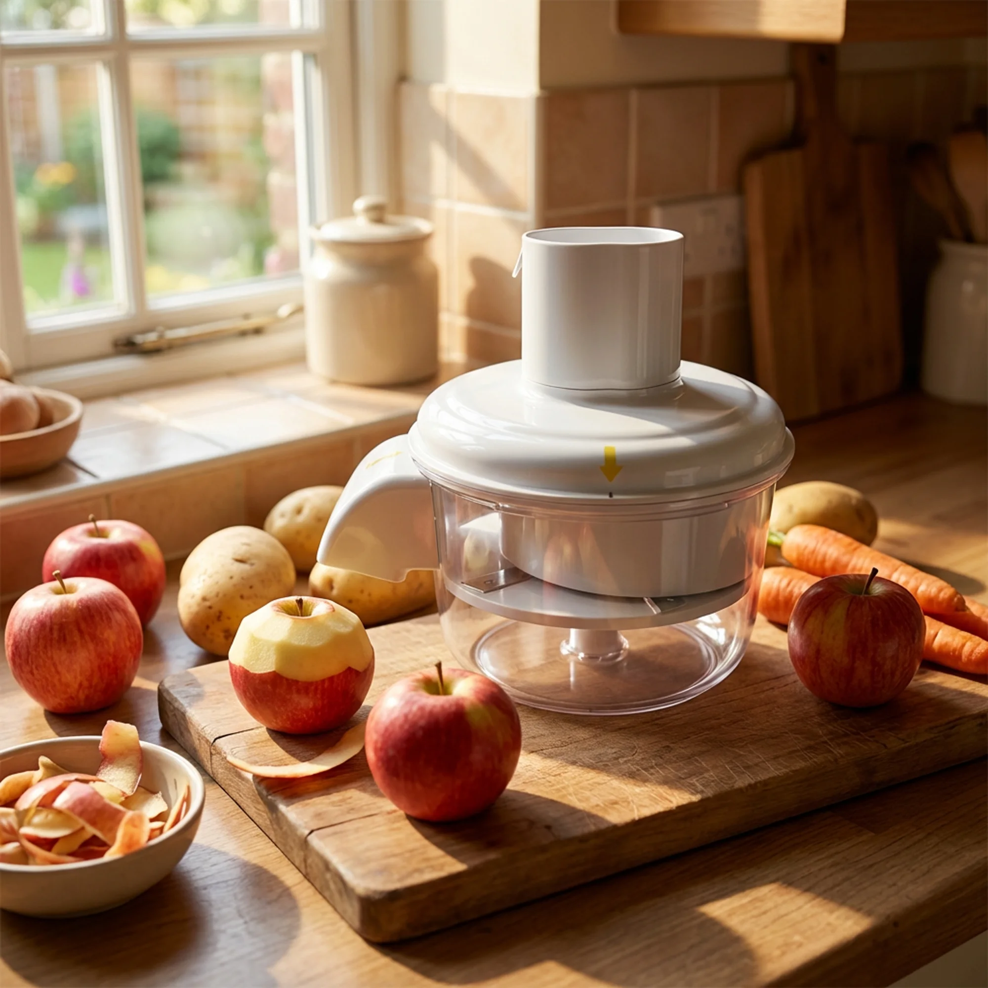 مقشرة الفواكة والخضار الأوتوماتيكية