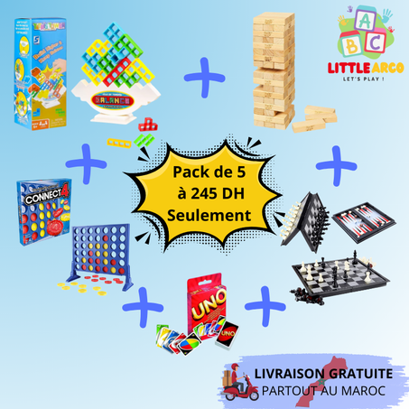 Pack 5 jeux