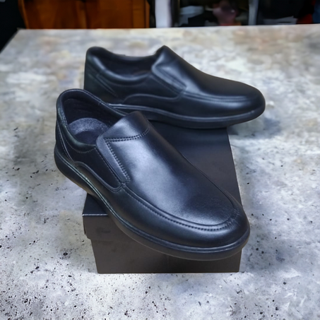 Chaussures médicales en cuir véritable