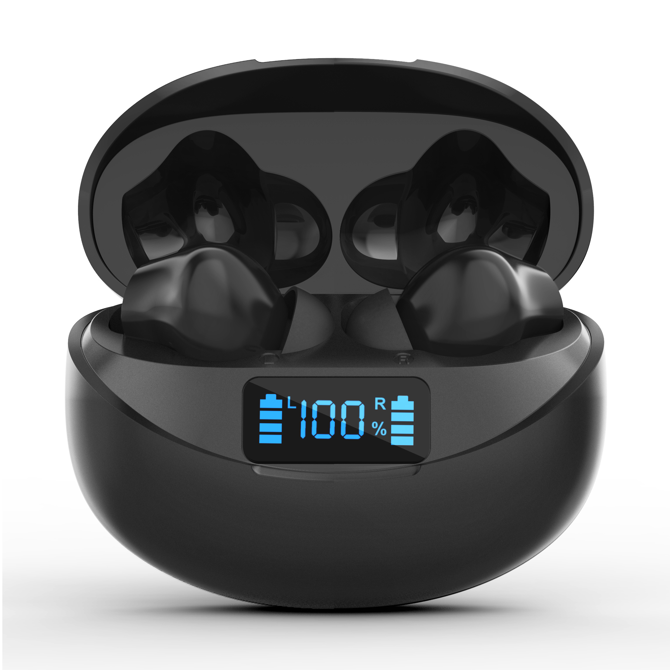 Wireless Stereo Earbuds, TWS Noise Canceling Headphones, Waterproof Sports Headphone, Touch Control Earbuds