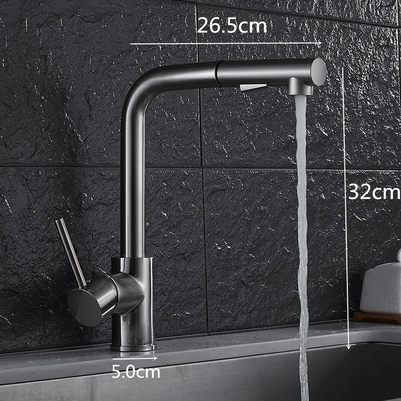 Küche Wasserhahn Messing Gebürstet Nickel Hohe Arch Küche Waschbecken Wasserhahn