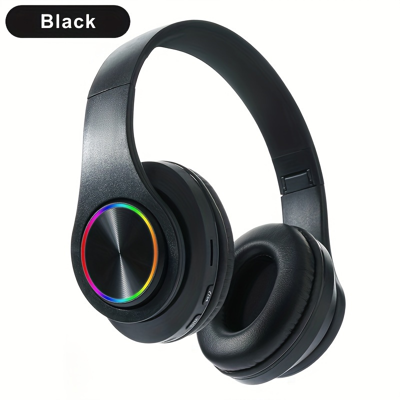 Matte appearance, full head mounted luminous wireless earphone