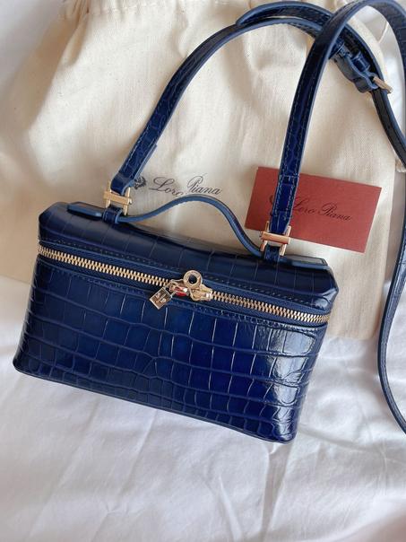 Extra Pocket Pouch L 19  Crocodile Leather