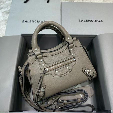 BALENCIAGA  Mini Classic Metallic Edge City Bag