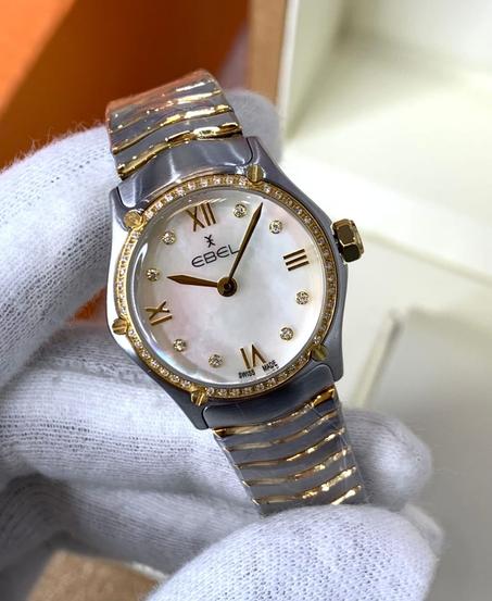 EBEL  WAVE QUARTZ 30MM LADIES WATCH