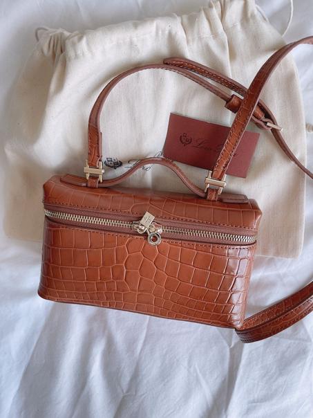 Extra Pocket Pouch L 19  Crocodile Leather