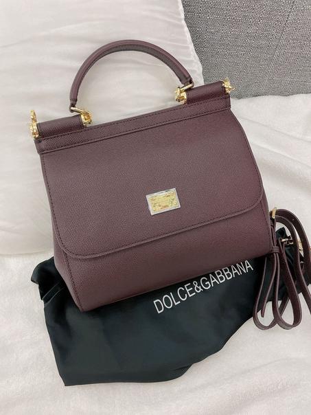 Sicily handbag in dauphine leather