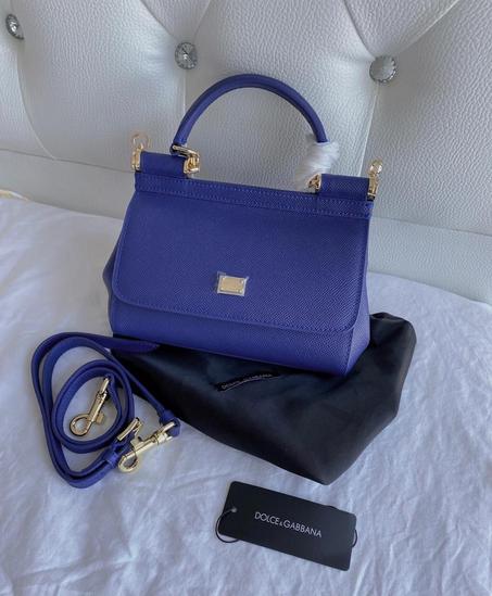 Sicily handbag in dauphine leather