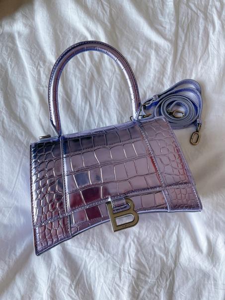 BALENCIAGA Hourglass XS top-handle bag