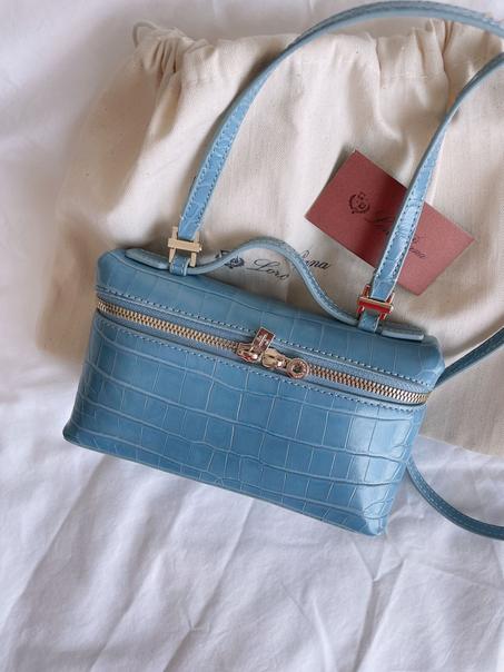 Extra Pocket Pouch L 19  Crocodile Leather