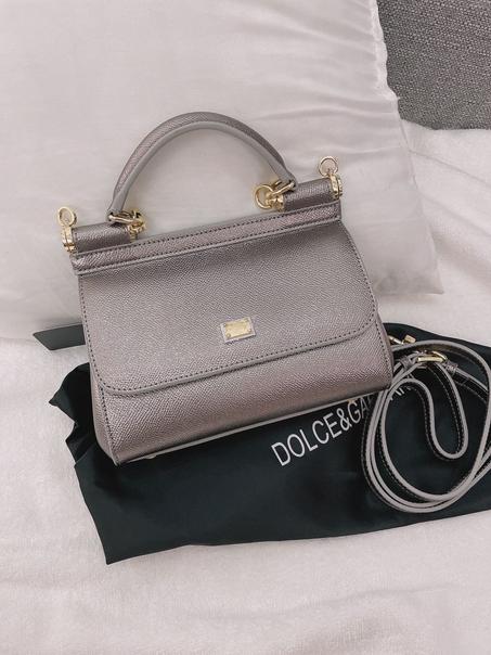 Sicily handbag in dauphine leather