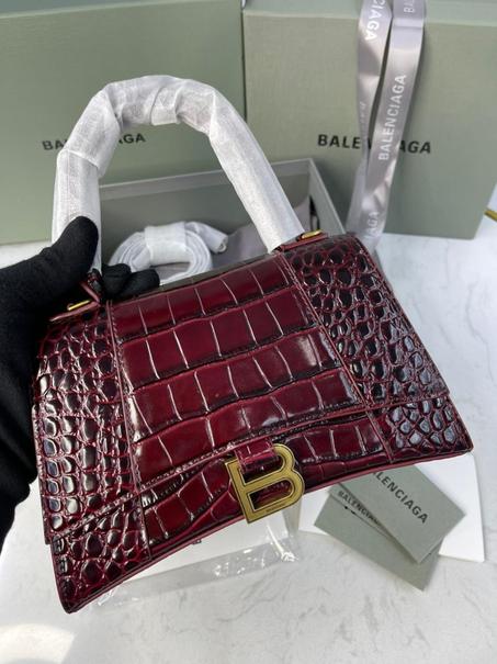 BALENCIAGA Hourglass XS top-handle bag