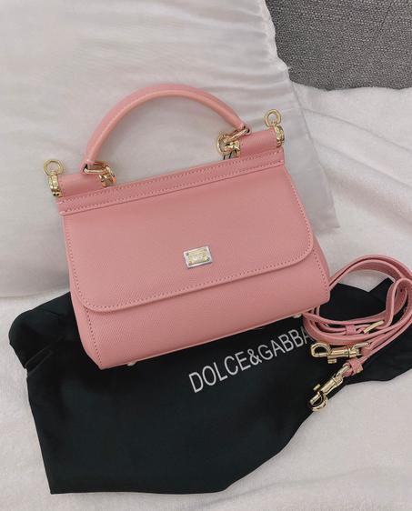 Sicily handbag in dauphine leather