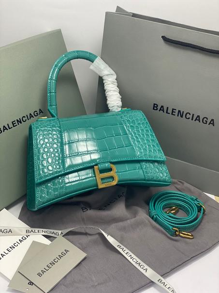 BALENCIAGA Hourglass XS top-handle bag