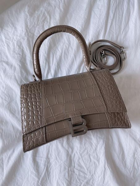 BALENCIAGA Hourglass XS top-handle bag