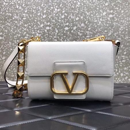 Valentino Garavani Leather Stud Sign Shoulder Bag