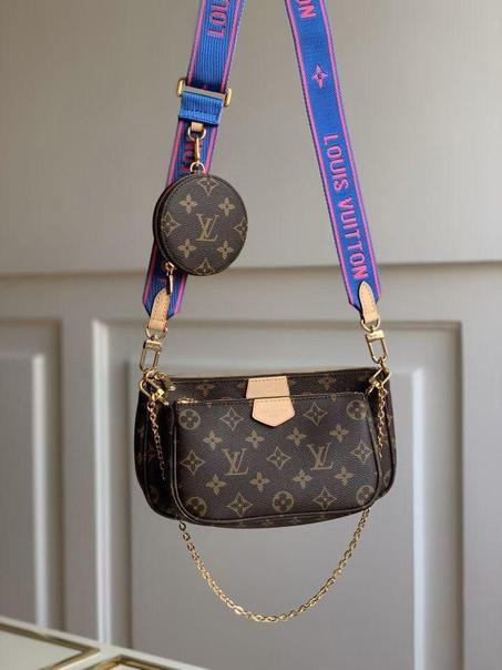 Louis Vuitton  Monogram Canvas Multi Pochette