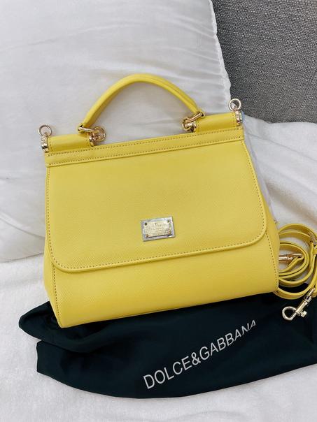 Sicily handbag in dauphine leather