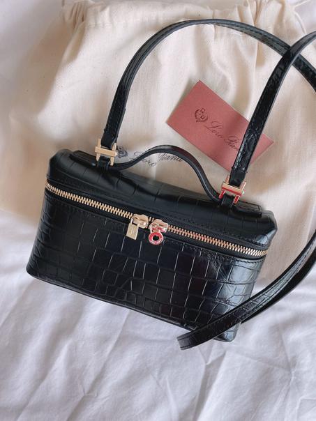 Extra Pocket Pouch L 19  Crocodile Leather