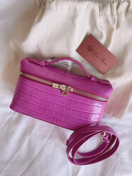 Extra Pocket Pouch L 19  Crocodile Leather