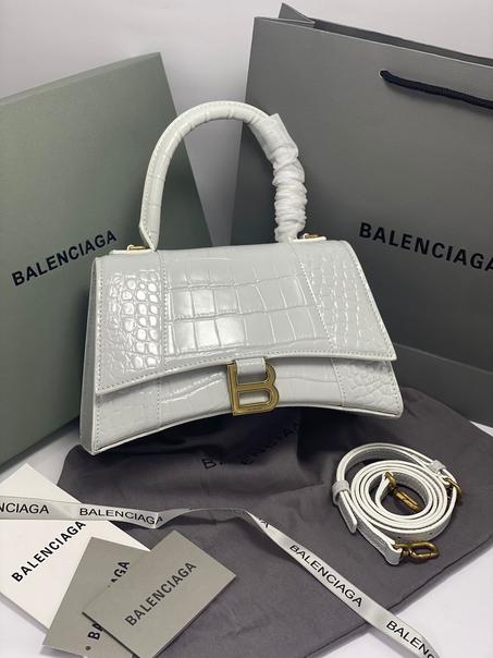 BALENCIAGA Hourglass XS top-handle bag