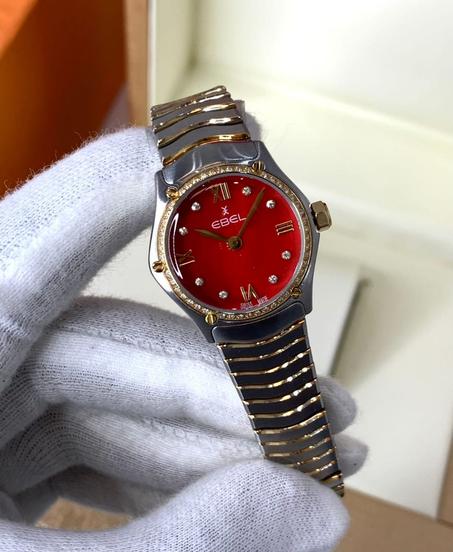 EBEL  WAVE QUARTZ 30MM LADIES WATCH