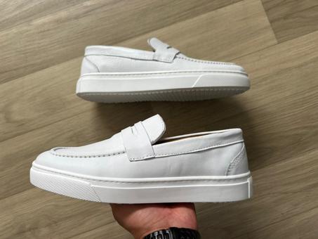 Ballerine Cuir Blanc