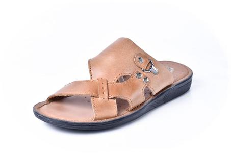 Sandale hommes tabac  100% cuir