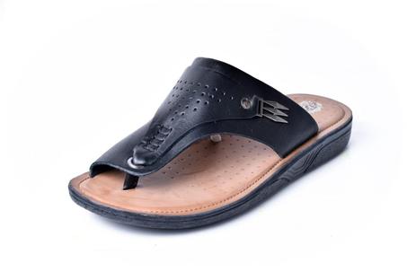 Sandale hommes noir 2 100% cuir