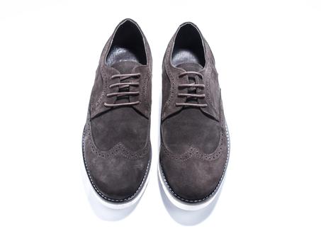 chaussure Daim marron