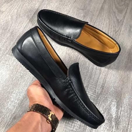 Ben21 Cuir Noir - Hommes