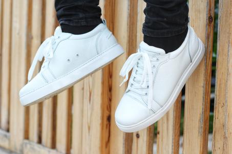 BASKET EN CUIR BLANC B7