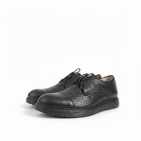 NV004 chaussures noir cuir 100%