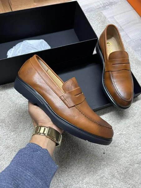 dls-mc001 Cuir Tabac - Hommes