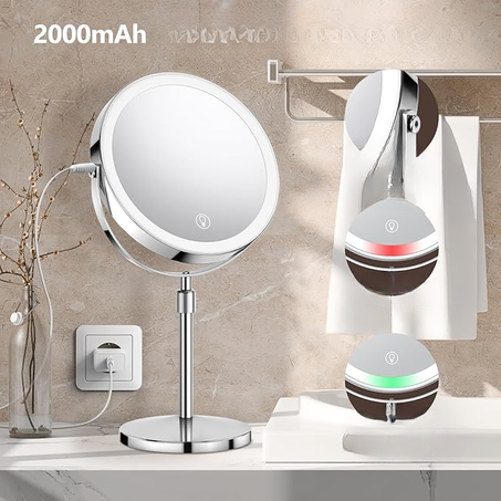 المرآة الذكية المزودة بمصباح