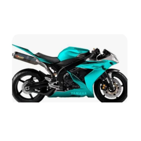 moto bleu