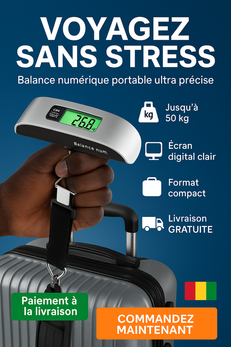 Voyagez Sans Stress avec Notre Balance Numérique !