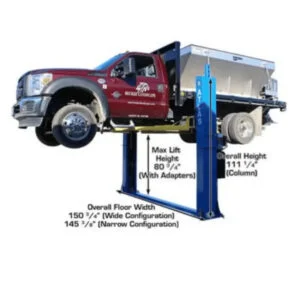 Atlas BP12000X Commercial Grade Baseplate 12,000 lb. Capacity 2 Post Lift