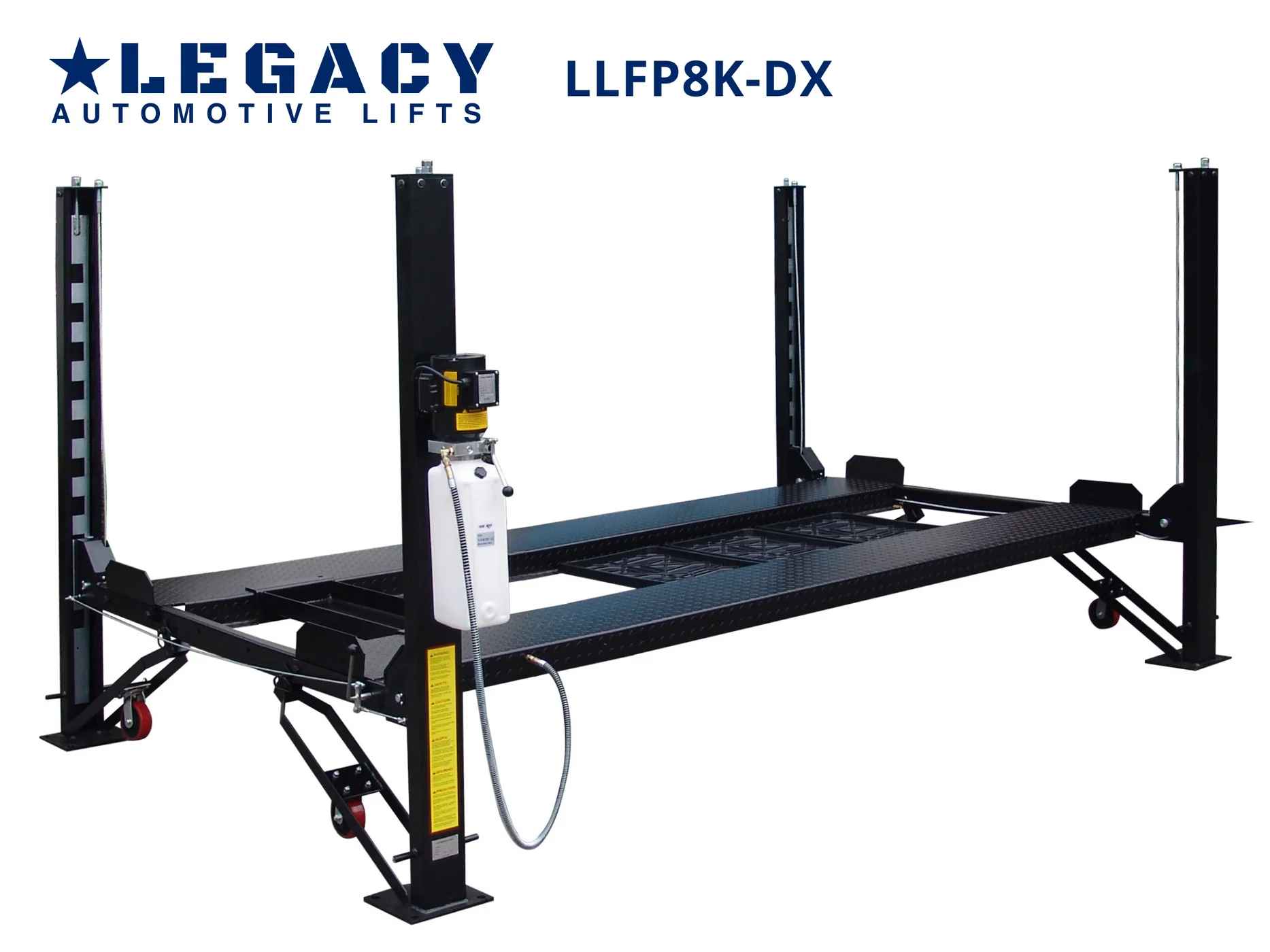 Legacy Automotive Lifts 8,000 lbs. 4-Post Deluxe Automotive Storage Lift - LLFP8K-DX