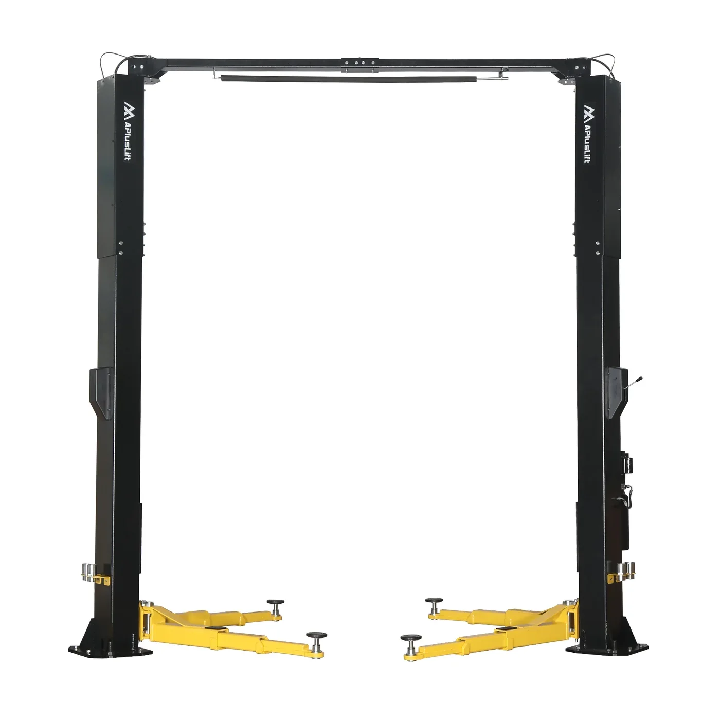 APlusLift 14,000LB 2-Post Overhead Symmetrical and Truly Asymmetrical Single Release Car Lift with 3 Year Warranty - HW-14ASY