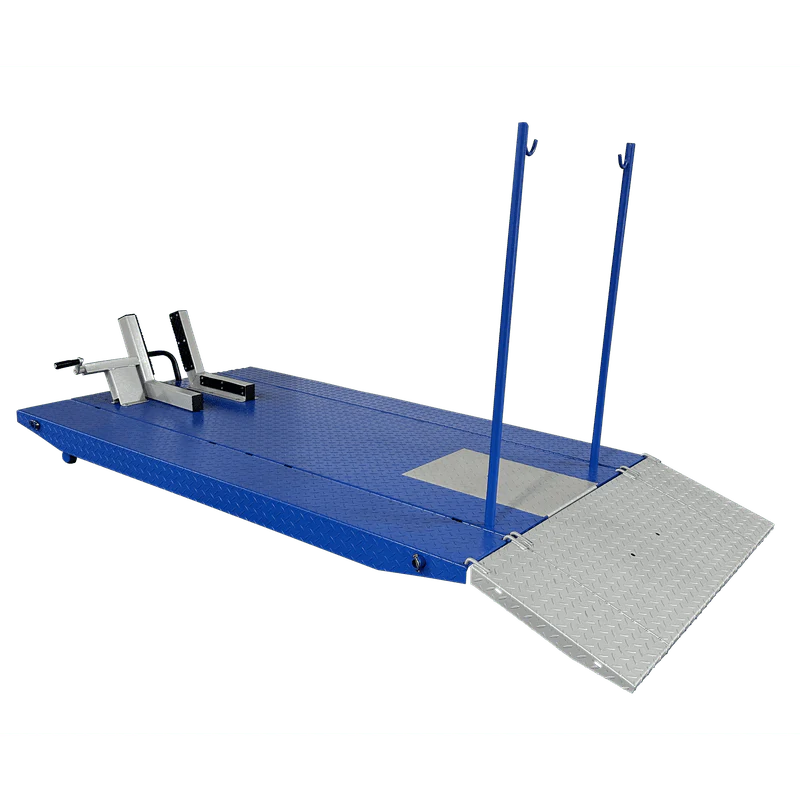 Tuxedo M-1500C-HR 1,500 lb High Rise Motorcycle Lift Bench w/ Vise, Sides, Balance Bar, Pump