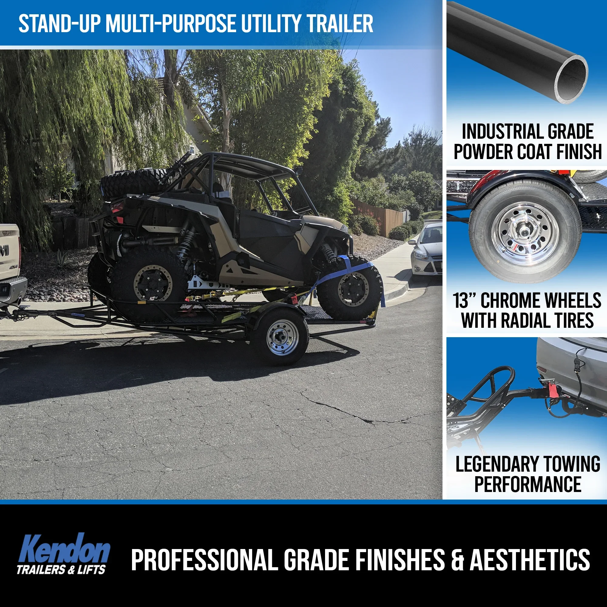 Kendon UT305SXS Stand-Up™ Utility Trailer Folding Multi-Purpose Utility Trailers