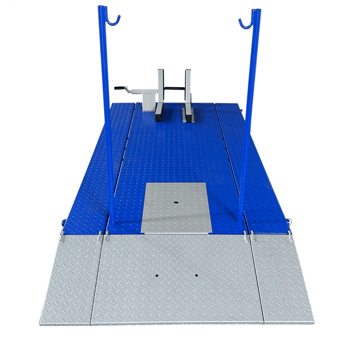 Tuxedo M-1500C-HR 1,500 lb High Rise Motorcycle Lift Bench w/ Vise, Sides, Balance Bar, Pump