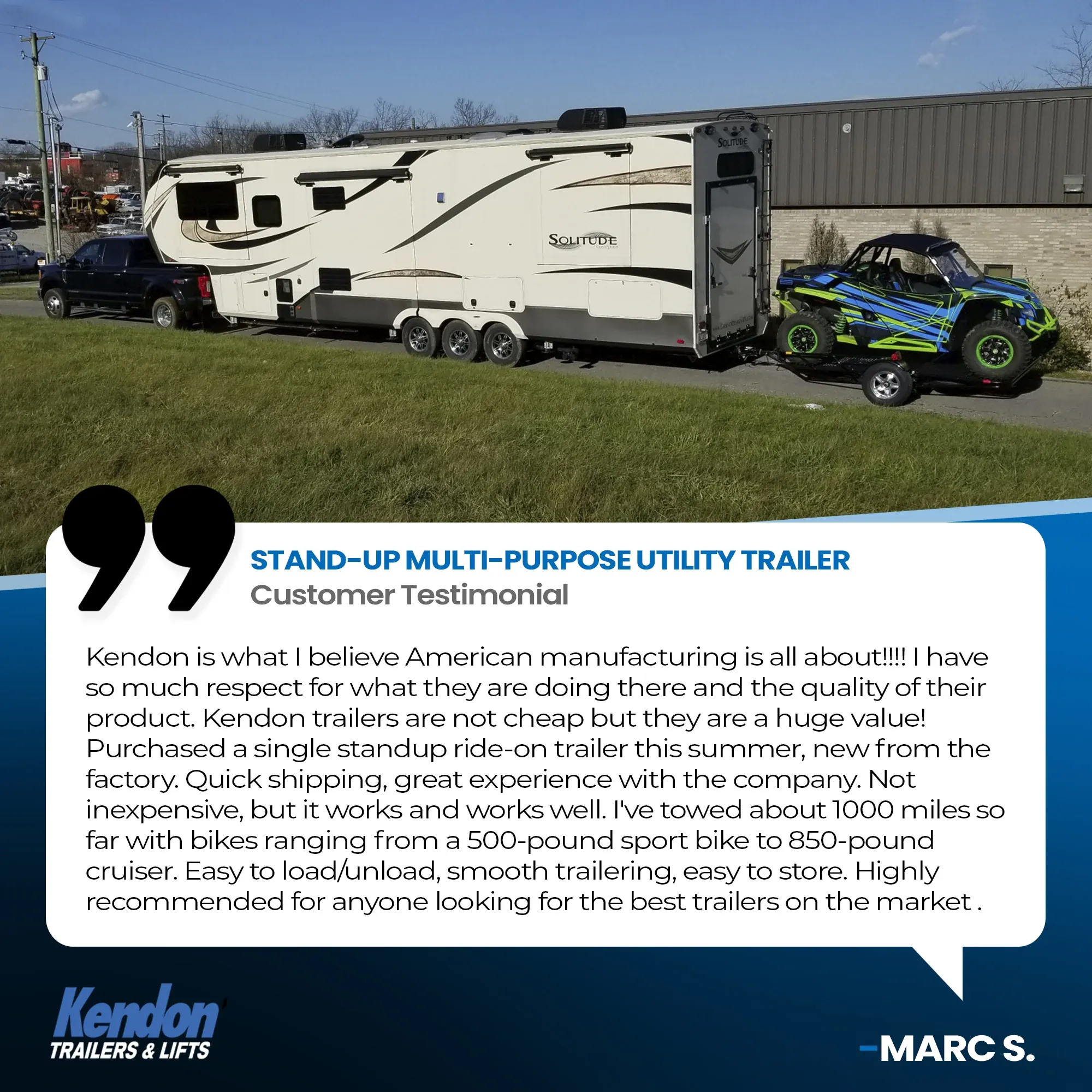 Kendon UT305SXS Stand-Up™ Utility Trailer Folding Multi-Purpose Utility Trailers