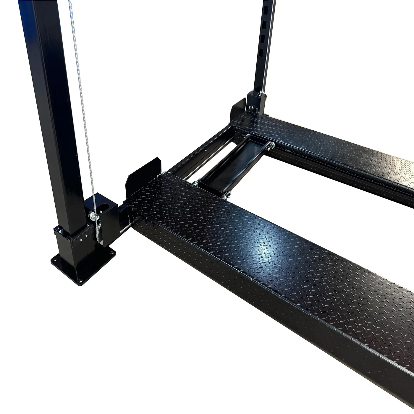 APlusLift 11,000LB 4-Post Portable Parking Storage Service Car Lift - HW-4P11S