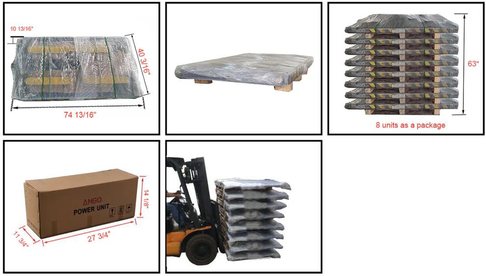 AMGO MR06 6,000lb Portable Mid Rise Scissor Lift