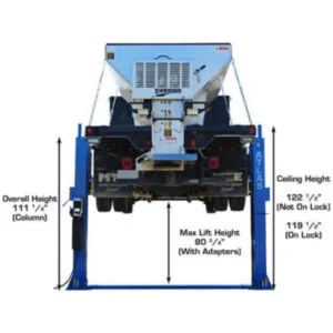 Atlas BP12000X Commercial Grade Baseplate 12,000 lb. Capacity 2 Post Lift
