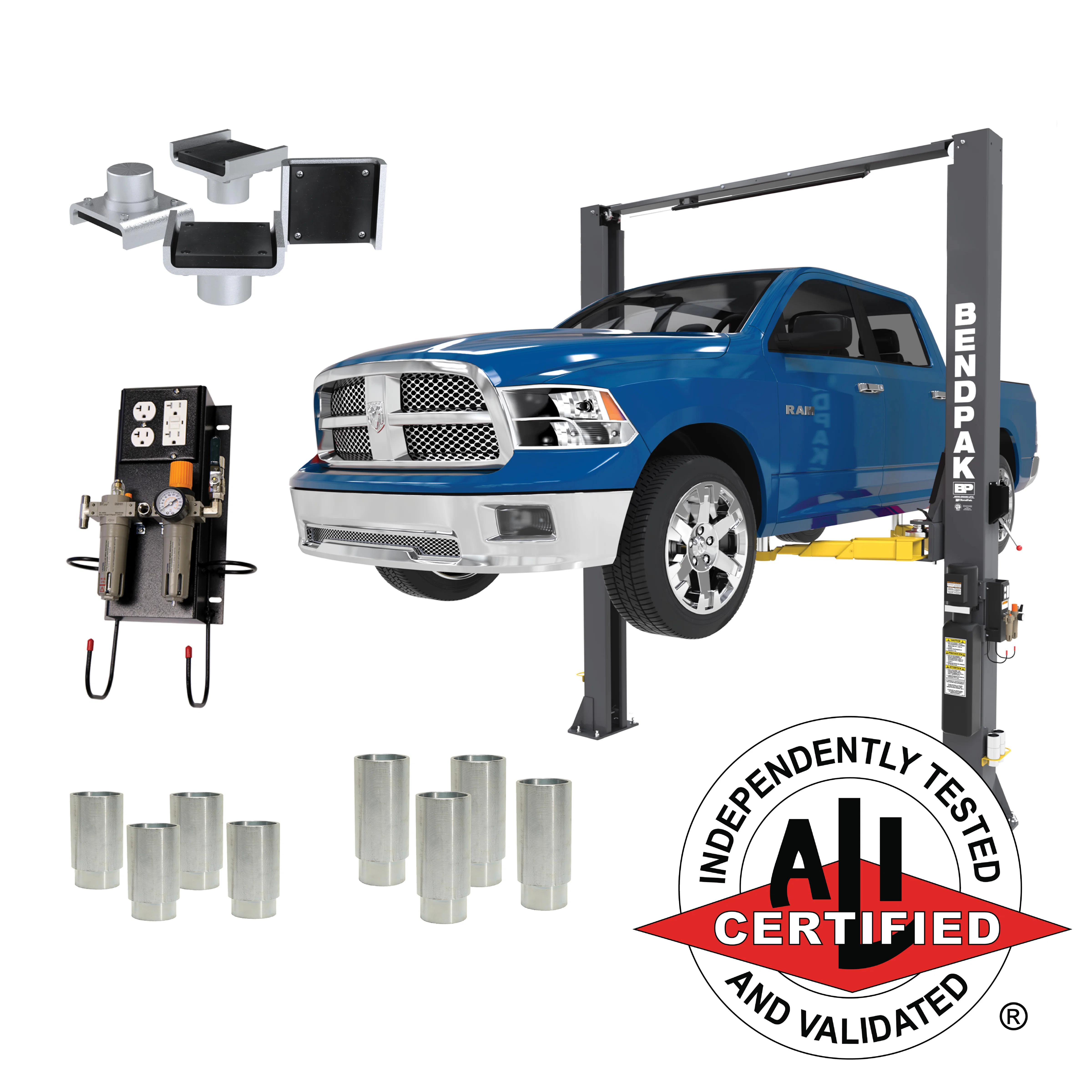 BendPak 10APX Two-Post Car Lift - 10,000-lbs. Capacity - High-Rise