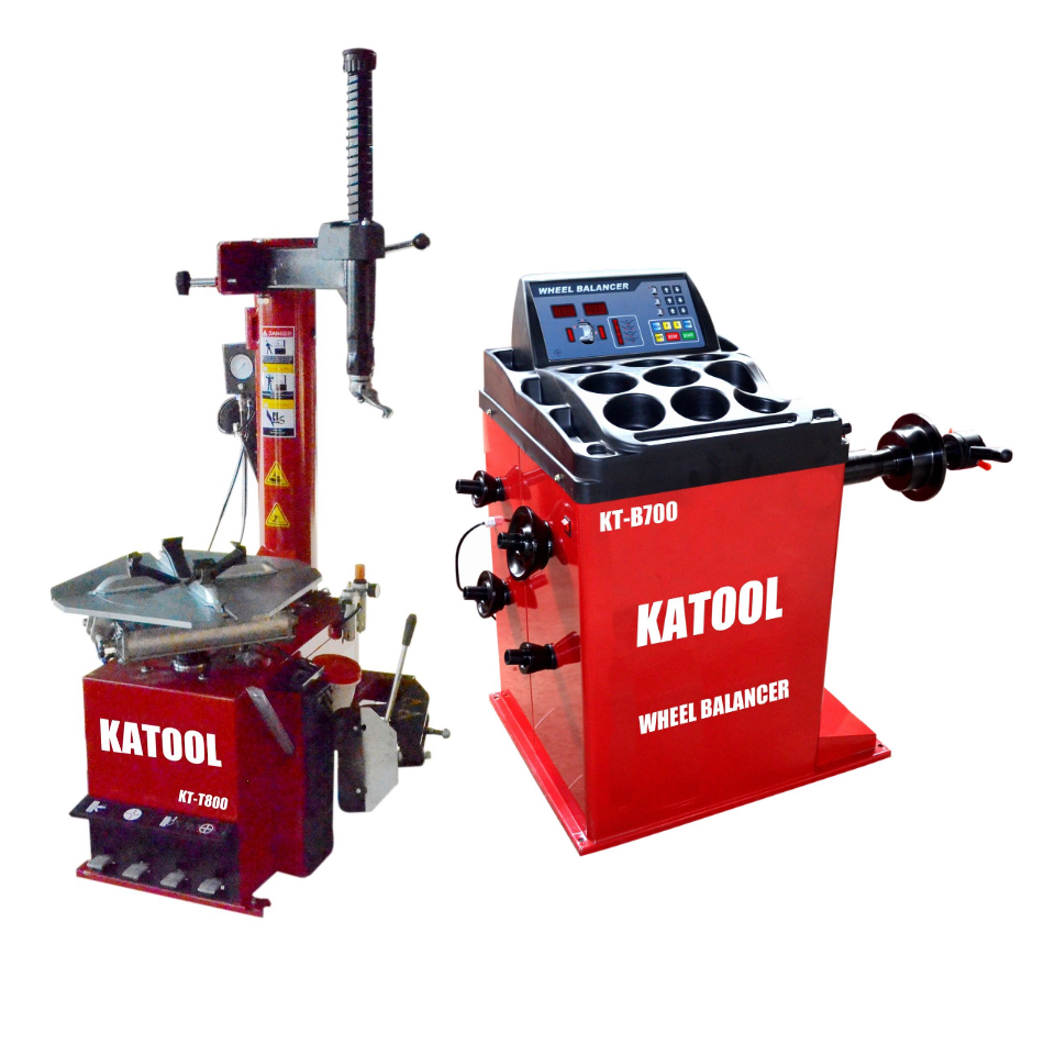 KATOOL KT-T800 & KT-B700 Tire Changer & Wheel Balancer Combo