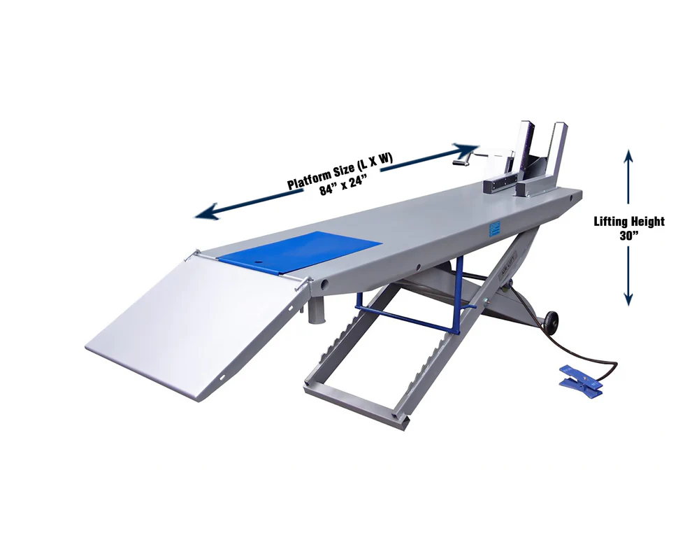 Tuxedo PNEUMATIC MOTORCYCLE LIFT M-1000C